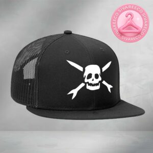 Teenage Bottlerocket Logo White On Black Classic Cap Snapback Hat