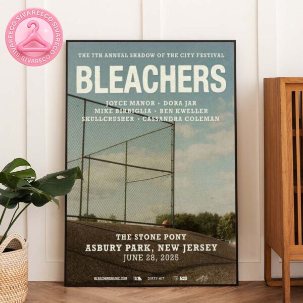 The 7th Annual Shadow Of The City Festival Bleachers Stone Pony Summer Stage Asbury Park NJ June 28 2025 Home Decor Poster Canvas