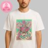 The Black Keys Poster At Stone Pony Summer Stage In Asbury Park New Jersey On June 14 2025 With Psychedelic Roses And Venue Illustration Unisex T-Shirt