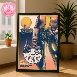 The Black Keys Poster Live Show For San Diego CA At Calcoast Credit Union Oprn Air Theatre On June 4 2025 Home Decor Poster Canvas
