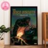 Superdrag Live Poster At The Troubadour In Los Angeles California On June 20 And 21 2025 With Green Godzilla Artwork Home Decor Poster Canvas