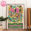 The Motet Tour Poster For Summer 2025 At Multiple Cities In The US With Psychedelic Cartoon Artwork Home Decor Poster Canvas