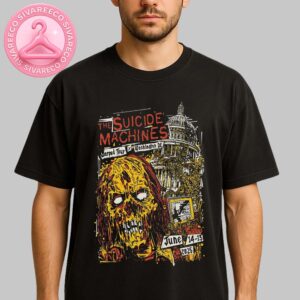 The Suicide Machines Warped Tour Full Show Combined Poster In Washington DC June 14-15 2025 Unisex T-Shirt