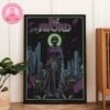 Widespread Panic Live Show Poster At Red Rocks Amphitheatre In Morrison CO On June 27 28 And 29 2025 Featuring Lizard Wrapped In Red Flower Artwork Home Decor Poster Canvas