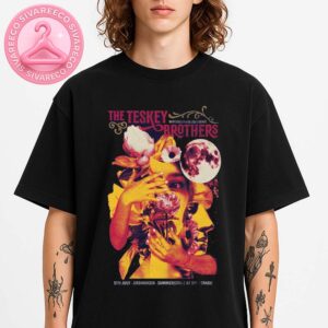 The Teskey Brothers Poster At Summerstage In Groningen Netherlands July 05 2025 With DeWolff And The Heavy Heavy Collage Artwork Unisex T-Shirt
