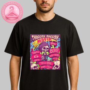 Thuggish Ruggish Mafia Tour 2025 List Dates With Bone Thugs-N-Harmony- Three 6 Mafia- Tech N9ne And DJ Quik Unisex T-Shirt