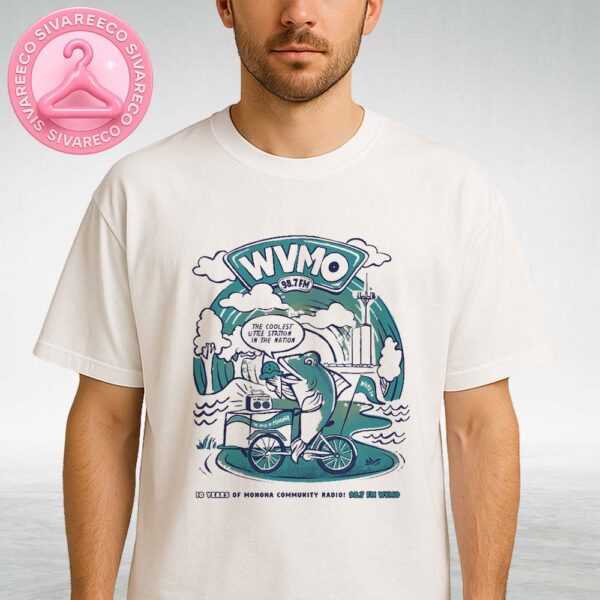 WVMO 98.7FM Poster Celebrating 10 Years In Monona Wisconsin Unisex T-Shirt