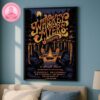 War On Women Europe Tour Dates 2025 Music Show Poster In Europe Pink And Blue Punk Rock Tour Dates Poster With Halftone Photo Of Female Singer And Grunge Style Typography Home Decor Poster Canvas