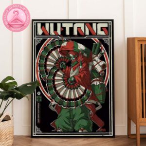 Wu-Tang Clan Concert Poster In San Diego CA At Pechanga Arena Merchandise On June 21 2025 Home Decor Poster Canvas