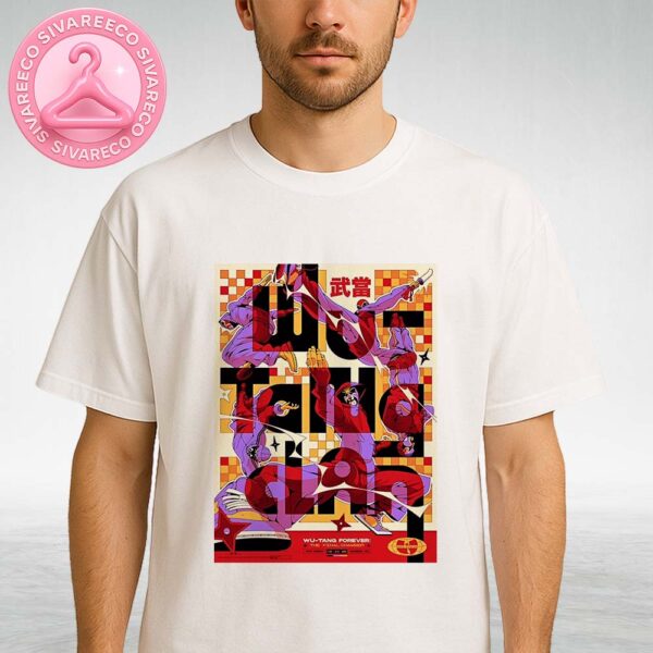 Wu-Tang Clan Final Champer Tour 2025 Live Show Poster At Footprint Center In Phoenix Arizona On June 10 2025 Unisex T-Shirt