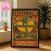 Wu Tang Clan Samurai Artwork At Toyota Center In Houston TX On June 14 2025 Home Decor Poster Canvas