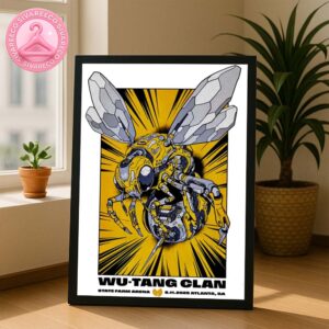 Wu-Tang Clan Show Poster In Atlanta GA State Farm Arena June 11 2025 Home Decor Poster Canvas