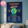 UK Foo Fighters Music Show Poster For Leicester UK At O2 Academy Leicester On May 17 2025 Home Decor Poster Canvas