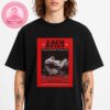 Wu Tang Clan Live Show Poster At Crypto Dot Com Arena In Los Angeles CA On June 22 2025 Featuring Blue Samurai Warrior Shooting Lightning Unisex T-Shirt