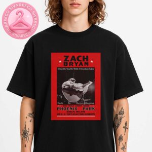 Zach Bryan Phoenix Park Poster In Dublin Ireland On June 20 And 21 2025 Unisex T-Shirt