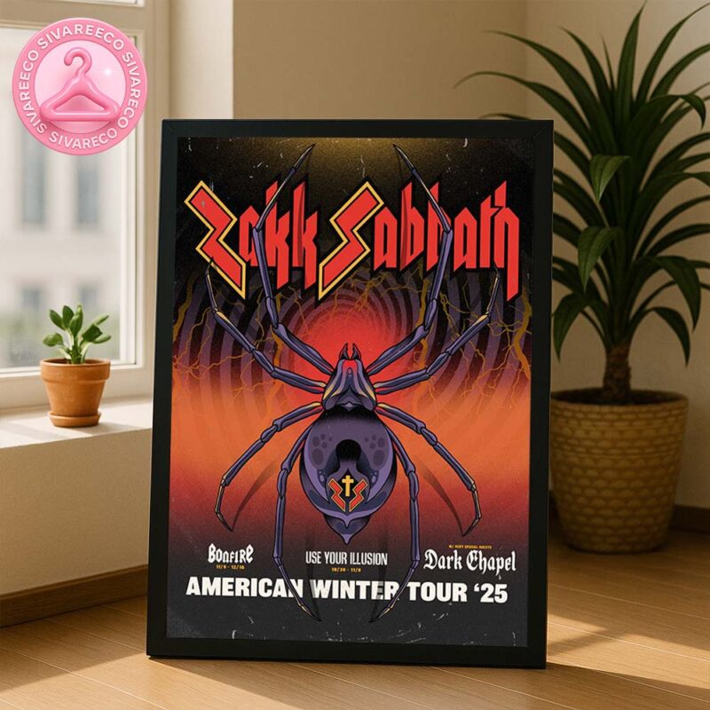 Zakk Sabbath Tour Dates 2025 Full Schedule Of American Winter Tour Dates And Locations Home Decor Poster Canvas