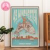 Cage The Elephant Fall Tour 2025 Poster With Hey Nothing Across US Cities From Oct 4 To October 30 2025 Home Decor Poster Canvas