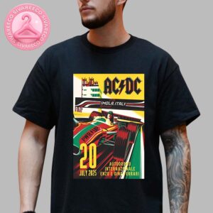 ACDC Concert Autodromo Internazionale Enzo E Dino Ferrari Imola PWR UP Tour Italy July 20 2025 Unisex T-Shirt