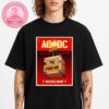 ACDC Black Tour Tee At Stadiums In Australia 2025 Featuring Are You Ready Map Artwork Two Sides Unisex T-Shirt