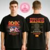 ACDC Tour Poster Power Up Train Artwork at Cívitas Metropolitano in Madrid Spain July 12 & 16 2025 Unisex T-Shirt