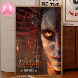Avatar Fire And Ash 2025 First Official Poster Releasing On December 19 Home Decor Poster