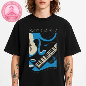 BST Hyde Park London 2025 Abstract Piano & Guitar Tee – Official Festival Merch Unisex T-Shirt