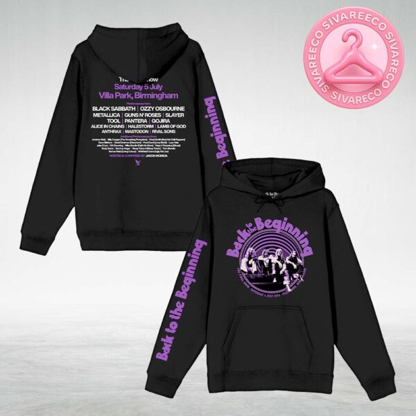 Black Sabbath Back To The Beginning Event Hoodie Two Sides Unisex Hoodie