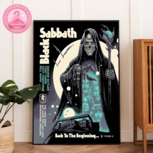 Black Sabbath Final Tour Poster At Villa Park In Birmingham England On July 5 2025 Home Decor Poster Canvas