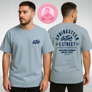 Bruce Springsteen And E Street Band  TeeIn Milan Italy At San Siro Stadium On 3rd July 2025 Two Sides Unisex T-Shirt