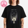 Oasis Concert Poster World Tour 2025 Featuring Classic Black and White Band Portrait Two Sides Unisex T-Shirt
