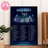 Purity Ring Tour Poster Abstract Celestial Line Art at The Warfield in San Francisco California Place of My Own Tour 2025 Home Decor Poster Canvas