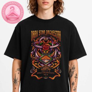 Dark Star Orchestra Psychedelic Tour Poster At The Gerald R Ford Amphitheater In Vail CO On August 29 30 2025 Unisex T-Shirt