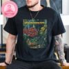 Dark Star Orchestra Summer Tour Poster Featuring Psychedelic Art Nouveau Queen With Bear And Garden Elements 2025 Unisex T-Shirt