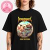 Blink-182 Tour Tee Featuring Screaming Cartoon Goat Character On Black Vintage Punk Rock Design Unisex T-Shirt