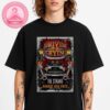 Five Finger Death Punch Poster At Soaring Eagle Casino In Mount Pleasant MI On September 1 2025 Featuring Band Portrait Two Sides Unisex T-Shirt