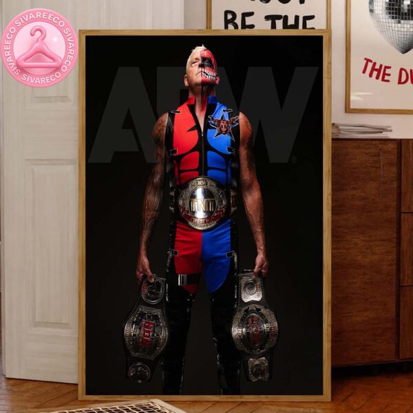 Dustin Rhodes 2025 AEW TNT Champion Home Decor Canvas Poster
