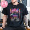 Slightly Stoopid Step Into The Sun Tour Poster At White Oak Music Hall In Houston TX On July 10 2025 With Cowboy Chewbacca Dinosaur Artwork Unisex T-Shirt
