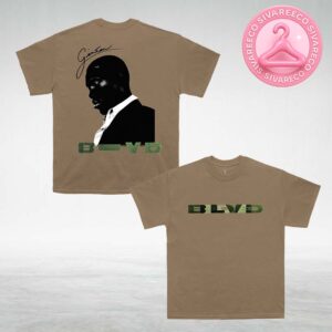 GIVĒON Beloved Portrait Brown Tee With Grass Texture Logo Graphic Official Merch 2025 Two Sidse Unisex T-Shirt
