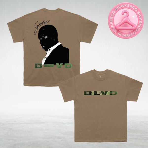 GIVĒON Beloved Portrait Brown Tee With Grass Texture Logo Graphic Official Merch 2025 Two Sidse Unisex T-Shirt