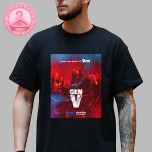 Gen V 2025 Season 2 Amazon Prime Official Poster Releasing September 17 Unisex T-Shirts