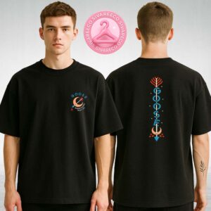 Goose Blood Moon T-Shirt Two Sided Design – Everything Must Go Graphic Front and Vertical Goose Logo Two Sides Unisex T-Shirt