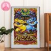 Grateful Dead 50th Anniversary Concert Poster At Soldier Field In Chicago IL On July 3 2015 With Dancing Turtles Artwork Home Decor Poster Canvas
