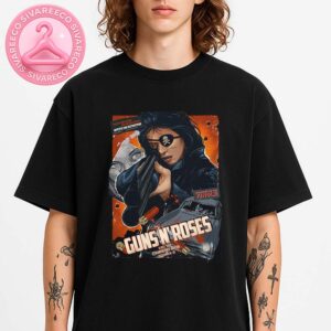 Guns N’ Roses Tour Poster At Strawberry Arena In Stockholm Sweden On July 4 2025 Unisex T-Shirt