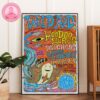 Lake Street Dive Limited Edition Tour Poster At Frost Amphitheater In Stanford CA On June 29 2025 Featuring Retro Bar Scene Psychedelic Pop Art Home Decor Poster Canvas