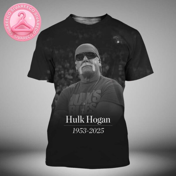 Hulk Hogan RIP 1953 to 2025 WWE Wrestling All Over Print Shirt