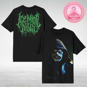 Ice Nine Kills The Great Unknown Horror Tee With Code Of Silence Mask Graphic In Black All Over Print Shirt