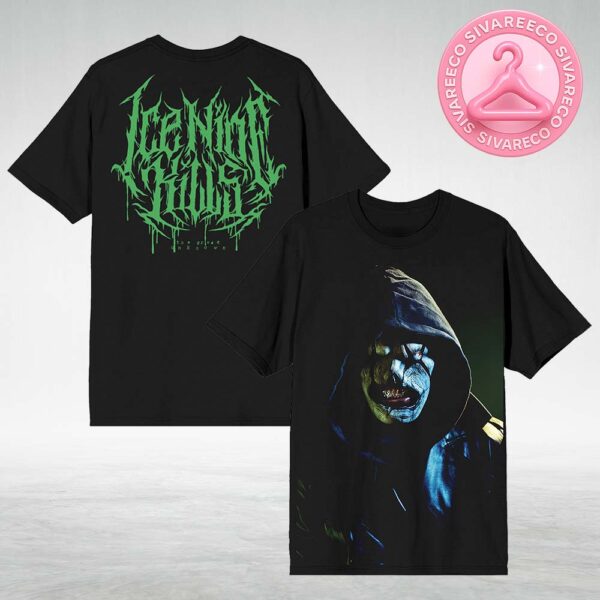 Ice Nine Kills The Great Unknown Horror Tee With Code Of Silence Mask Graphic In Black All Over Print Shirt