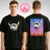 Airbourne Tour Poster Full Color Speaker Blast Design at Rock City in Nottingham UK Gutsy Europe Tour 2026 Two Sides Unisex T-Shirt