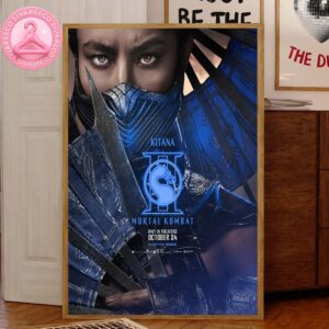 Kitana Mortal Kombat II Movie Official Releasing On October 24 2025 Home Decor Canvas Poster