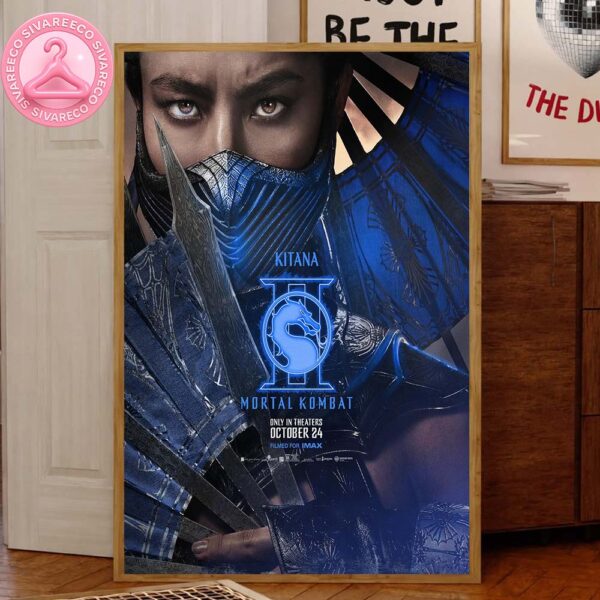 Kitana Mortal Kombat II Movie Official Releasing On October 24 2025 Home Decor Canvas Poster